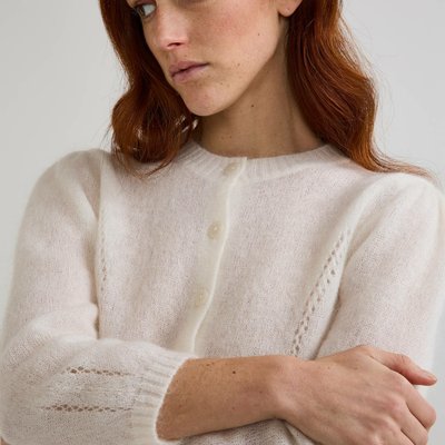 Cardigan manches coudes contenant du mohair MONOPRIX