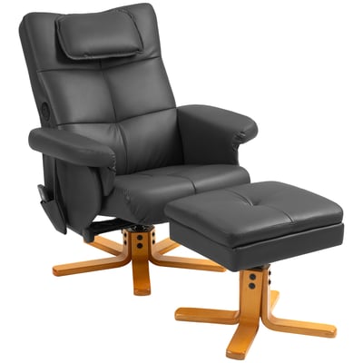 Ensemble fauteuil de massage inclinable avec HOMCOM