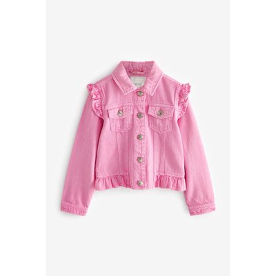 Veste en jean avec épaules à volants NEXT