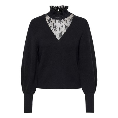 Pull en fine maille, détails dentelle ONLY PETITE