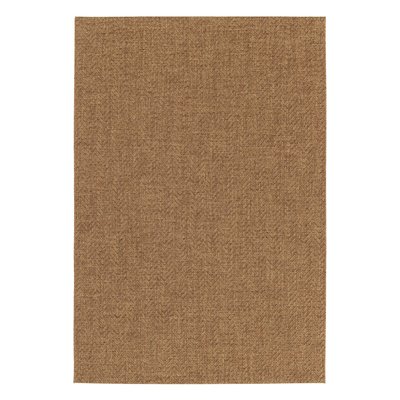 Tapis intérieur/extérieur effet jute coloris caramel OLIVER SWEEEK