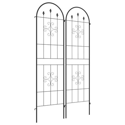 Tonnelle de jardin Acier Noir OUTSUNNY