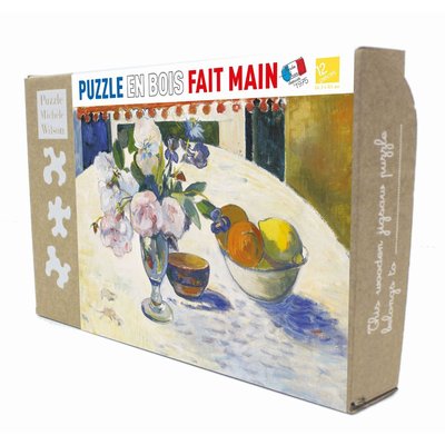 Fleurs et bol de fruits de Gauguin PUZZLE MICHELE WILSON