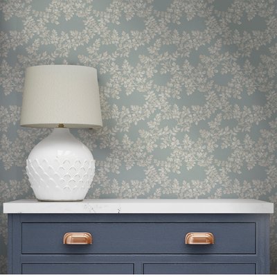 Papier peint Guirlandes fleuries Burnham LAURA ASHLEY