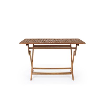 Table de jardin rectangulaire pliable en acacia L120 - CANCALE HELLIN, DEPUIS 1862