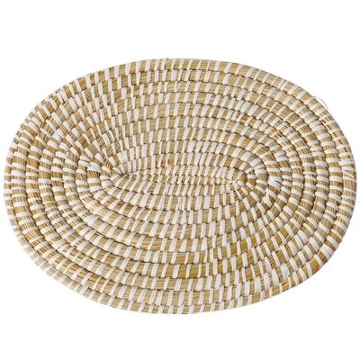 Set de table en jute tressé ovale WADIGA