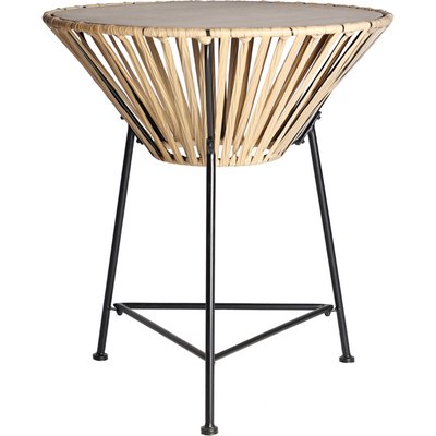 Table basse en rotin, ronde, Meze RECOLLECTION
