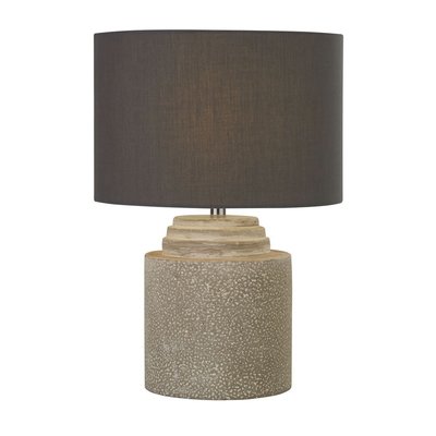 Lampe Woody 1x40W E14 Gris Chrome BOUTICA-DESIGN