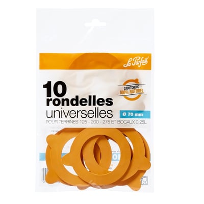 Lot de 10 joints Ø 70 mm, LE PARFAIT LE PARFAIT