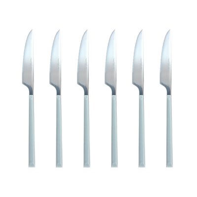 Lot de 6 couteaux en acier inoxydable, COLORAMA NOVASTYL