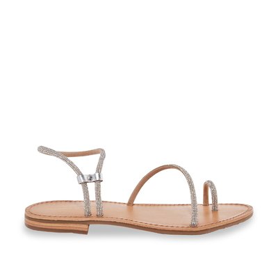 Sandali in pelle con strass Hodaxa LES TROPEZIENNES PAR M BELARBI
