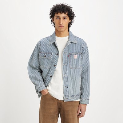 Veste rayée en jean trucker LEVI'S