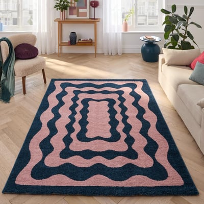 Tapis de salon rétro année 70  GROOVY NAZAR RUGS