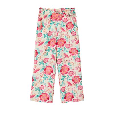 Pantalon large motifs fleurs VERTBAUDET