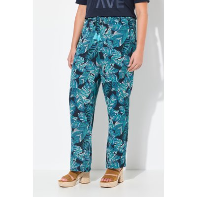 Pantalon Rose en crêpe, jambe large ULLA POPKEN