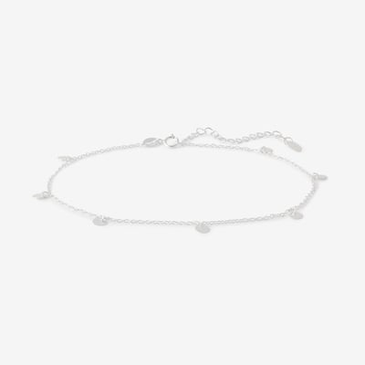 Chaine de cheville multi disques en argent garanti BALABOOSTE