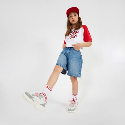 Bermuda 5 poches en jean HUGO KIDSWEAR