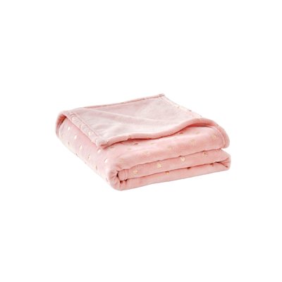 Plaid enfant à coeurs dorés Oeko-Tex® VERTBAUDET