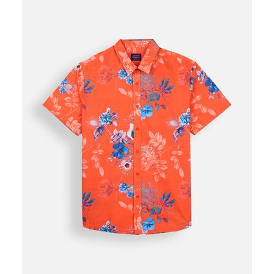 Chemise manches courtes slub imprimée HELLFLO OXBOW