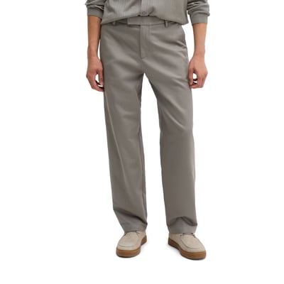 Chino modèle Bent relaxed en satin stretch de coton bio MARC O'POLO
