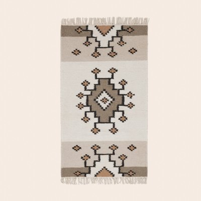 Tapis de sol en Tissé plat 100% laine  BOUEKRI MADURA