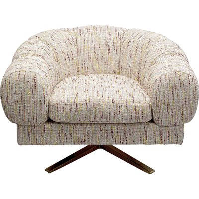 Fauteuil pivotant en polyester tressé, JANNO KARE DESIGN