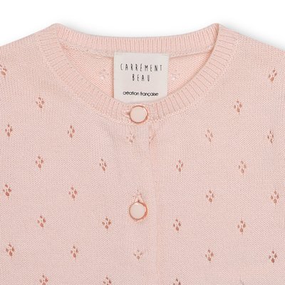 Cardigan boutonné en tricot CARREMENT BEAU