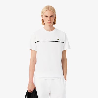 T-shirt jersey de coton liseré Lacoste LACOSTE