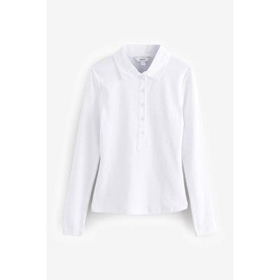 Chemise à manches longues en jersey côtelé NEXT