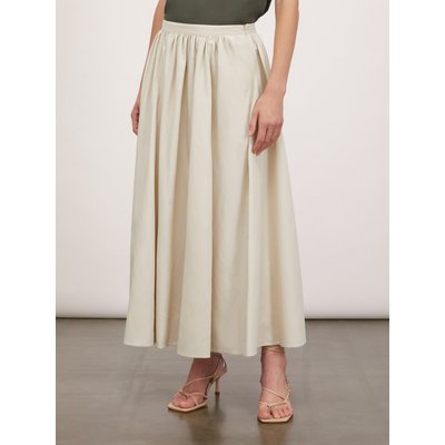 Jupe lin beige cheap