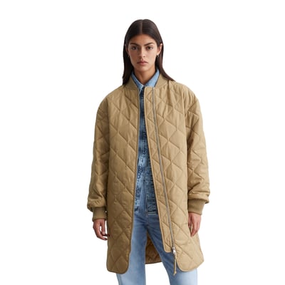 Blouson long style aviateur regular en ripstop résistant à l'eau MARC O’POLO DENIM