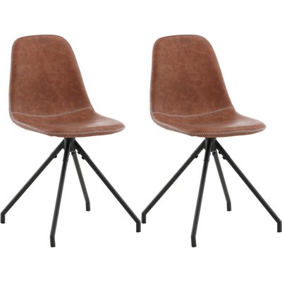 Chaise pivotante en polyuréthane Polar (Lot de 2) VENTURE HOME
