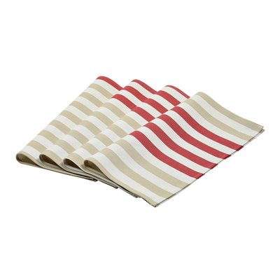 Lot de 4 serviettes de table coton bio - AMAIA CAMIF