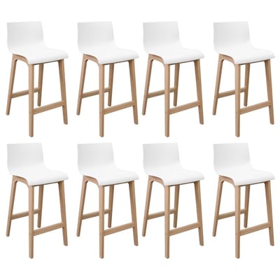Lot de tabourets de bar en chêne 65cm TANNA MOB IN