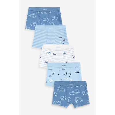 Boxers doux à taille contrastante, lot de 5 NEXT