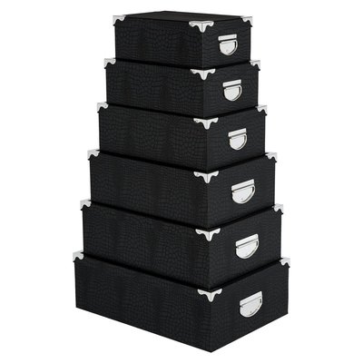 Lot de 6 boîtes crocos 5FIVE SIMPLY SMART