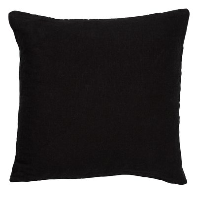 Coussin Linn - Noir, 45x45 cm DUTCH DECOR