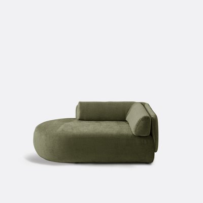 Chaise longue sinistra, velluto spesso, Méridiano LA REDOUTE INTERIEURS