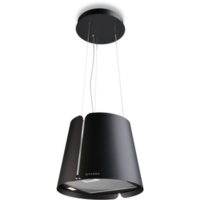 Hotte décorative îlot BEAT 430 NOIR MAT FABER