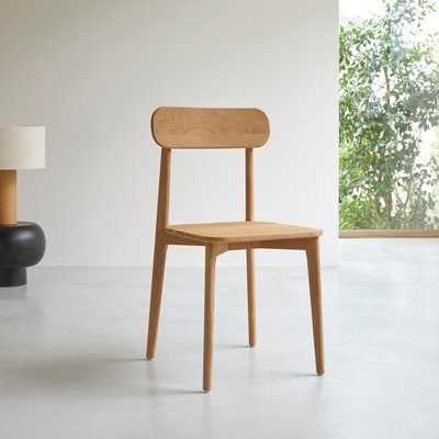 Chaise en teck massif black JONÀK TIKAMOON