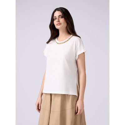 T-shirt realizzata in jersey 100% cotone OLTRE