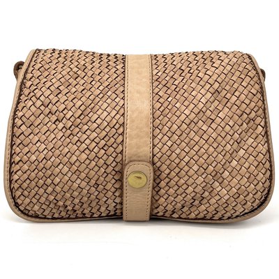 Mini sac à main en cuir italien tressé SHANNA OH MY BAG