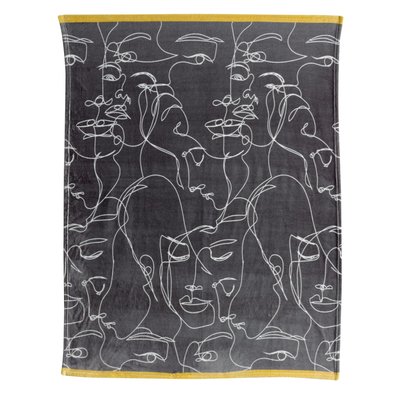 Plaid Nymphea Imprimé 130 X 160 LES ATELIERS DU LINGE