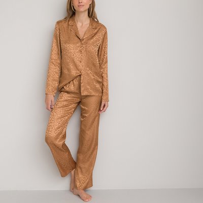 Пижама из жаккардового сатина LA REDOUTE COLLECTIONS