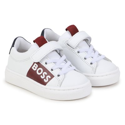 Baskets avec lacets et bandes auto-agrippantes BOSS KIDSWEAR
