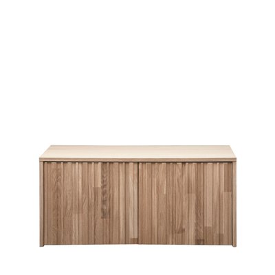 Banc d'entrée avec rangement en bois L88cm - NEW GRAVURE WOOOD