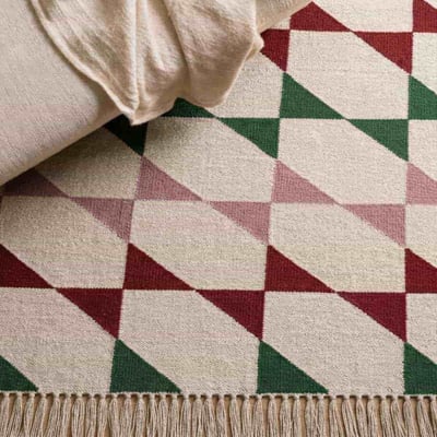 Tapis imprimé géométrique ethnique 80x150 cm ORNAMI