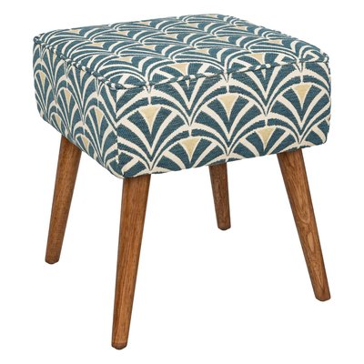Tabouret d'appoint en tissu jacquard CHIARA ATMOSPHERA