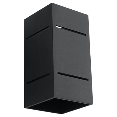 Applique Aluminium Noir G9 1 Blocco EDEN