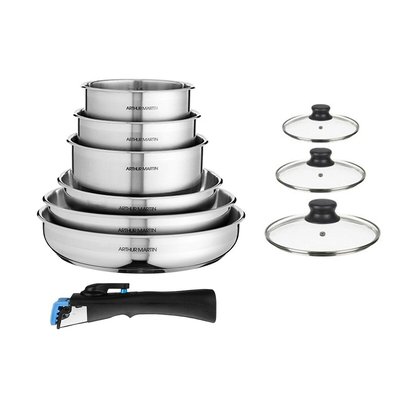Batterie de cuisine 10 pièces ARTHUR MARTIN